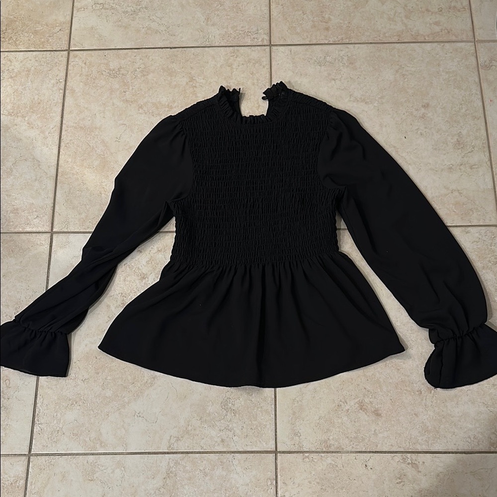 Elegant Black Women's Top